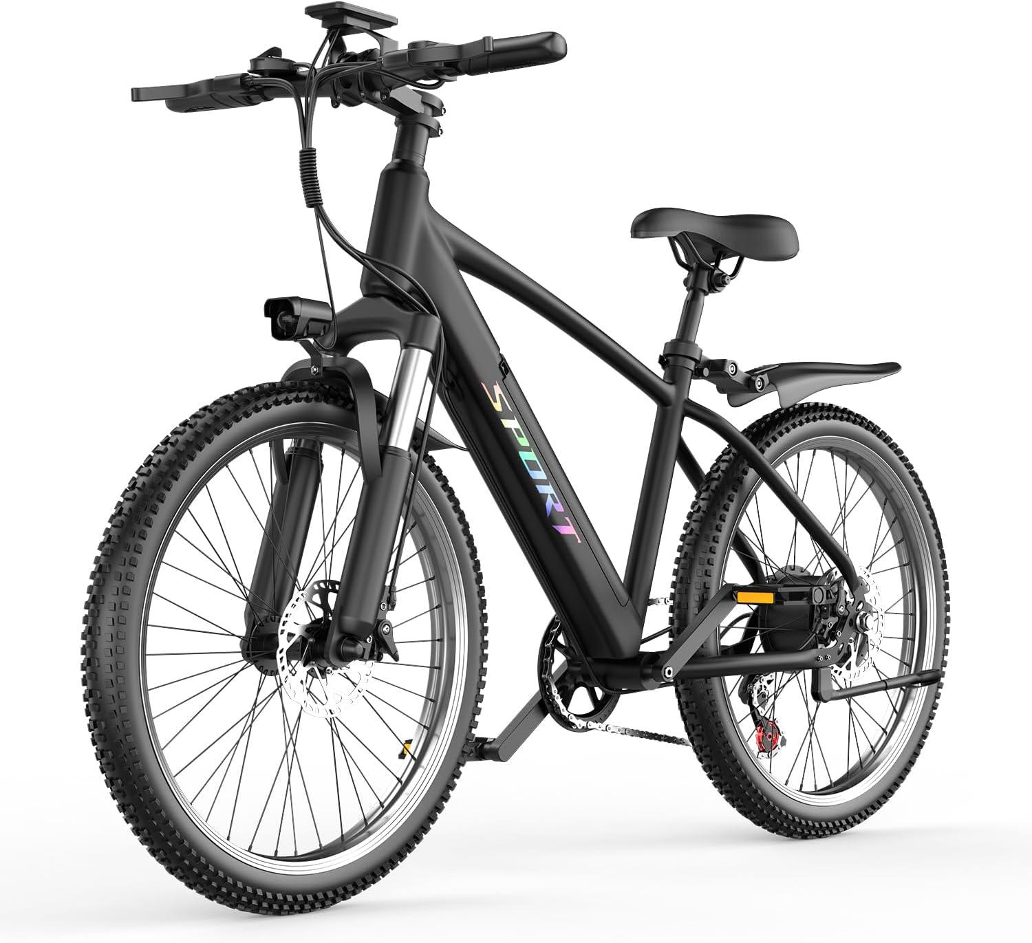 1500W Electric Bike for Adults 26 Inch Mountain Ebike 28 MPH 65 Mile Range 48V 7 Speed