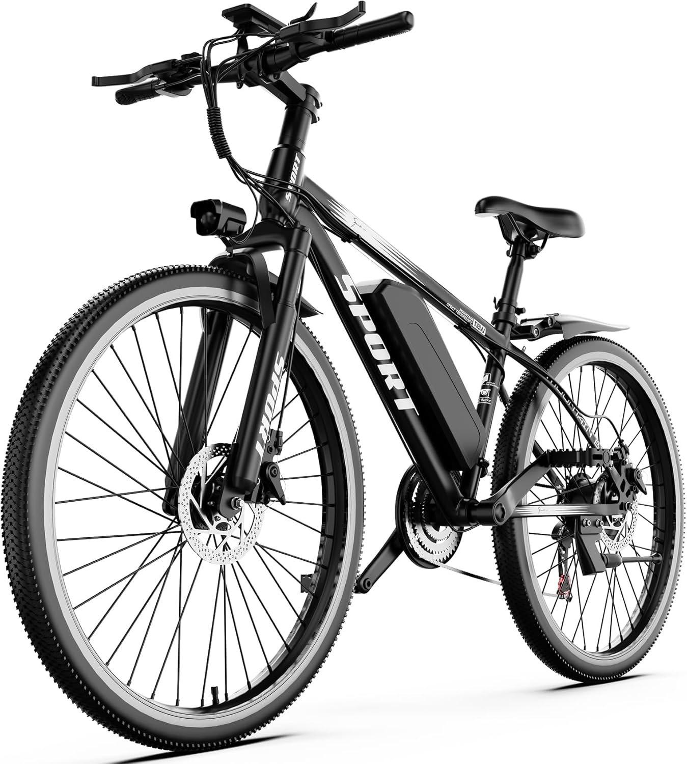 1500W Electric Bike for Adults 26 Inch Mountain Ebike 28 MPH 65 Mile Range 48V 7 Speed