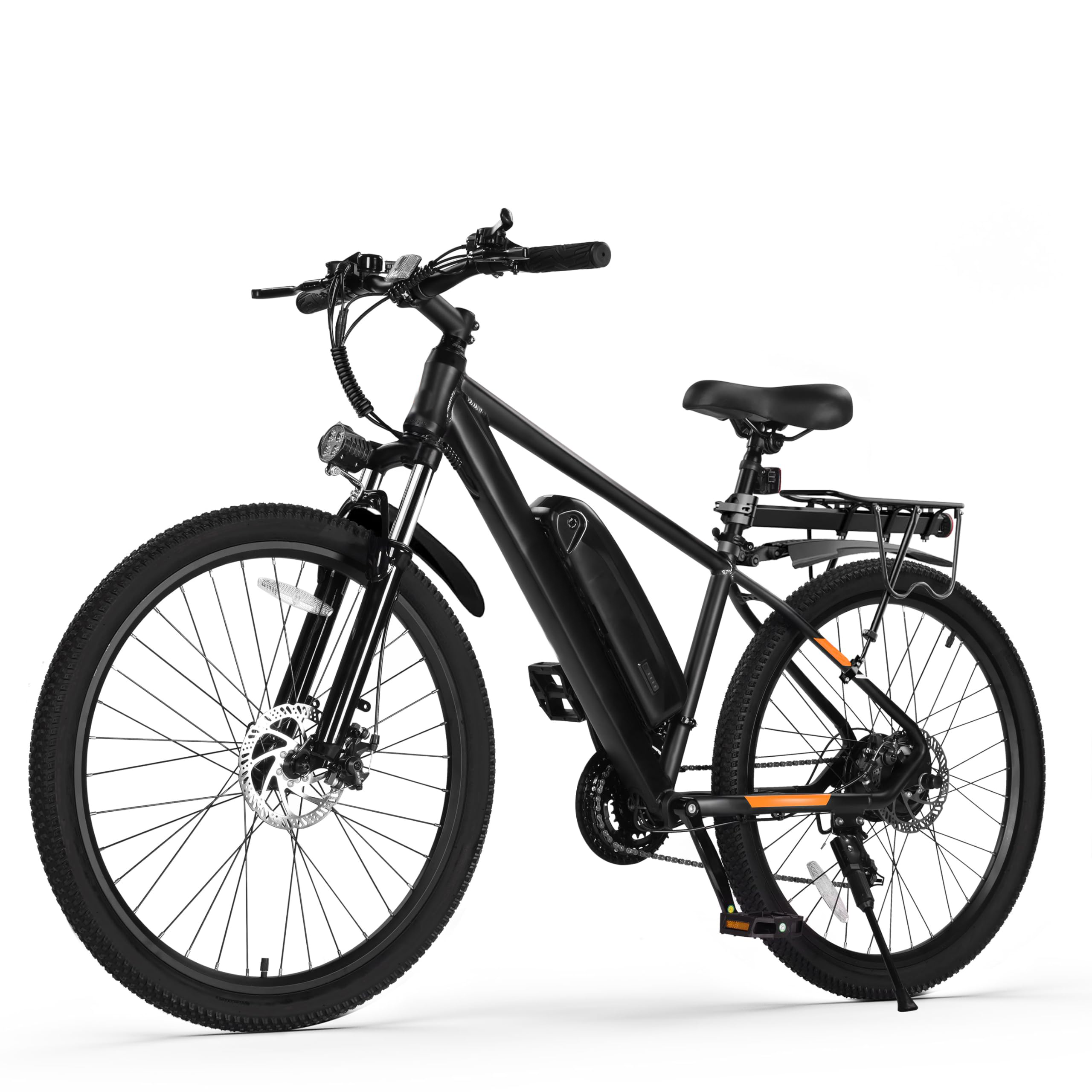 750W Electric Mountain Bike for Adults 26 Inch 21 Speed E MTB with 375Wh Battery LCD Display